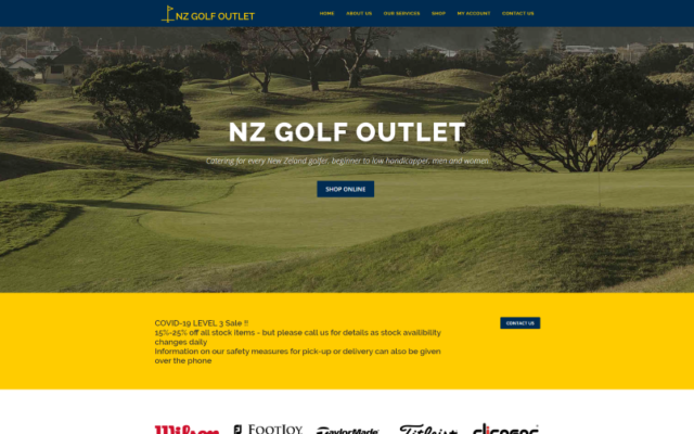 NZ Golf Outlet | Catering for every New Zeland golfer, beginner to low handicapper, men and women