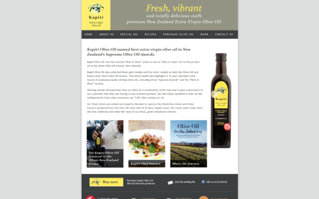 Kapiti Olives | Premium New Zealand extra virgin olive oil
